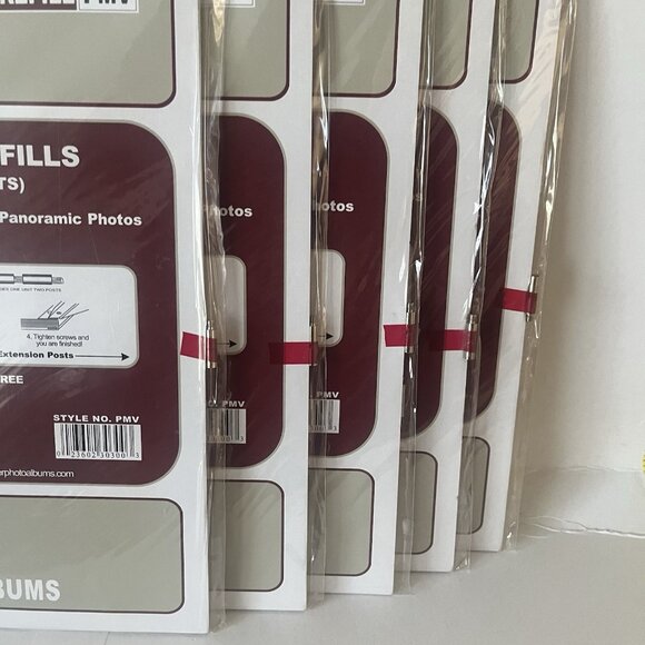 5 Pioneer Magnetic Photo Albums Self Adhesive Refills 5 Sheets for Style PMV-206 - Picture 3 of 5